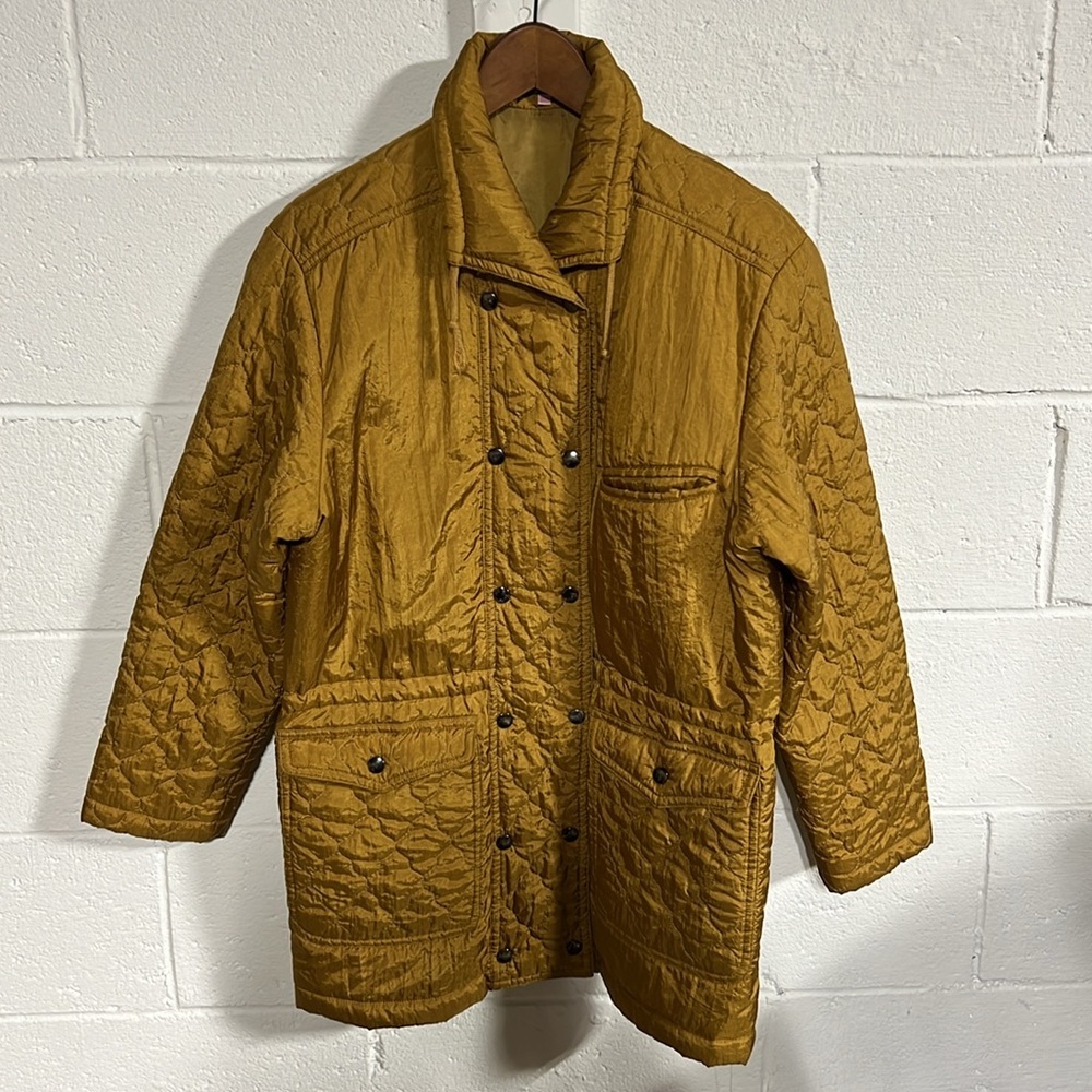 Renown Mustard Quilted Jacket Size M